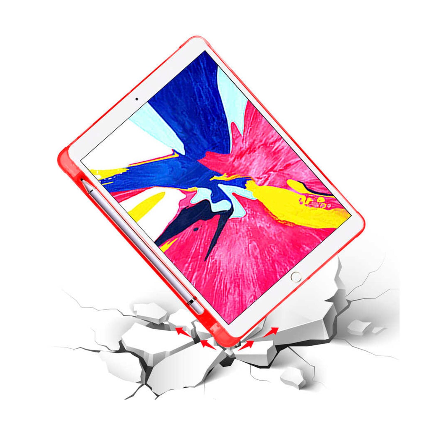 Apple iPad 9.Nesil 10.2 inç 2021-Trigon Folding Kalemlikli Standlı Kılıf