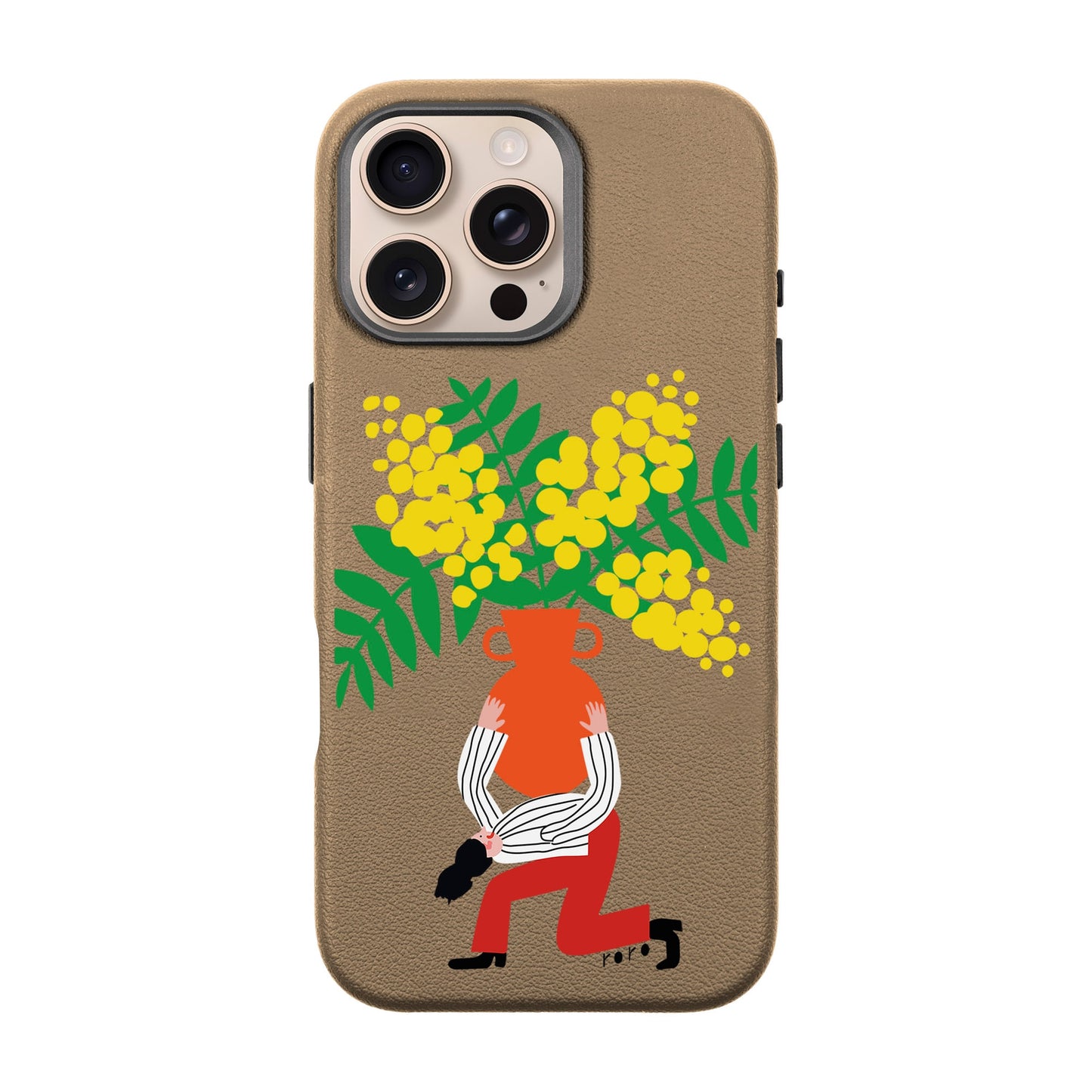 VASE-iPhone 16 Pro Max Leather Premium Kılıf MagSafe Özellikli
