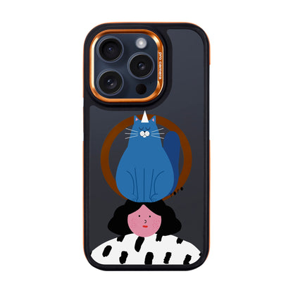 NAUGHTY CAT-iPhone 15 Pro Dark Kılıf MagSafe Özellikli