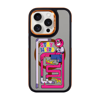 OG TOOTHY-iPhone 15 Pro Dark Kılıf MagSafe Özellikli