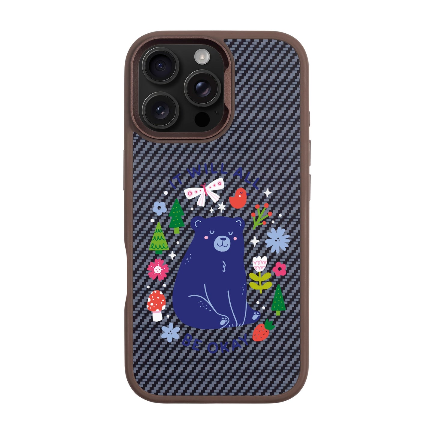 BE OKAY-iPhone 16 Pro Max Plaid Kılıf MagSafe Özellikli