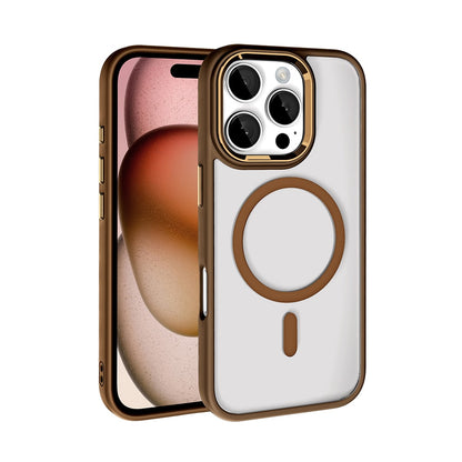 NEW-iPhone 16 Pro Max Hyaline Kılıf MagSafe Özellikli