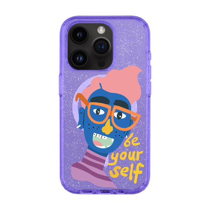 BE YOUR SELF-iPhone 14 Pro Shiny Kılıf MagSafe Özellikli