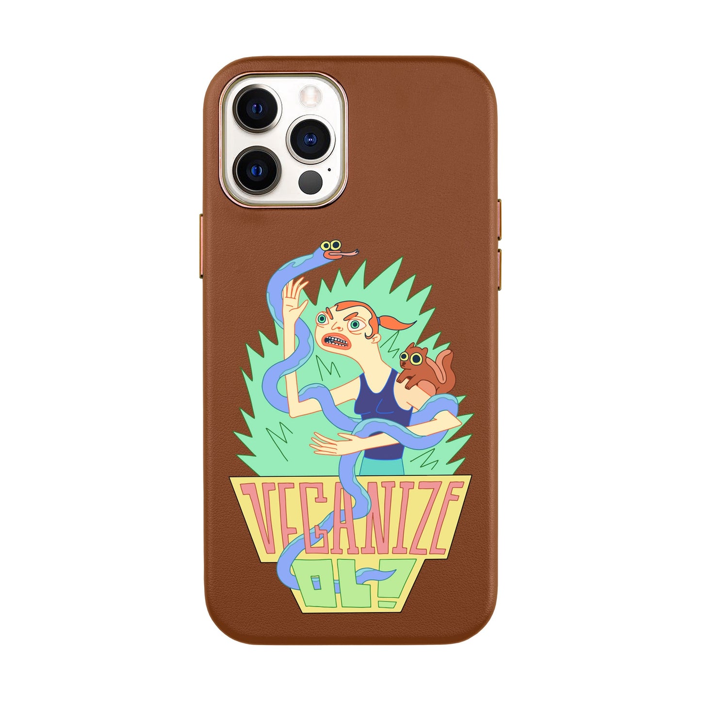 VEGANİZE-iPhone 7 Plus / 8 Plus Leather Kılıf
