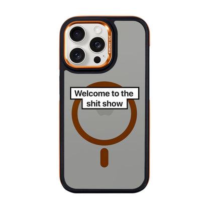 WELCOME-iPhone 15 Pro Max Dark Kılıf MagSafe Özellikli