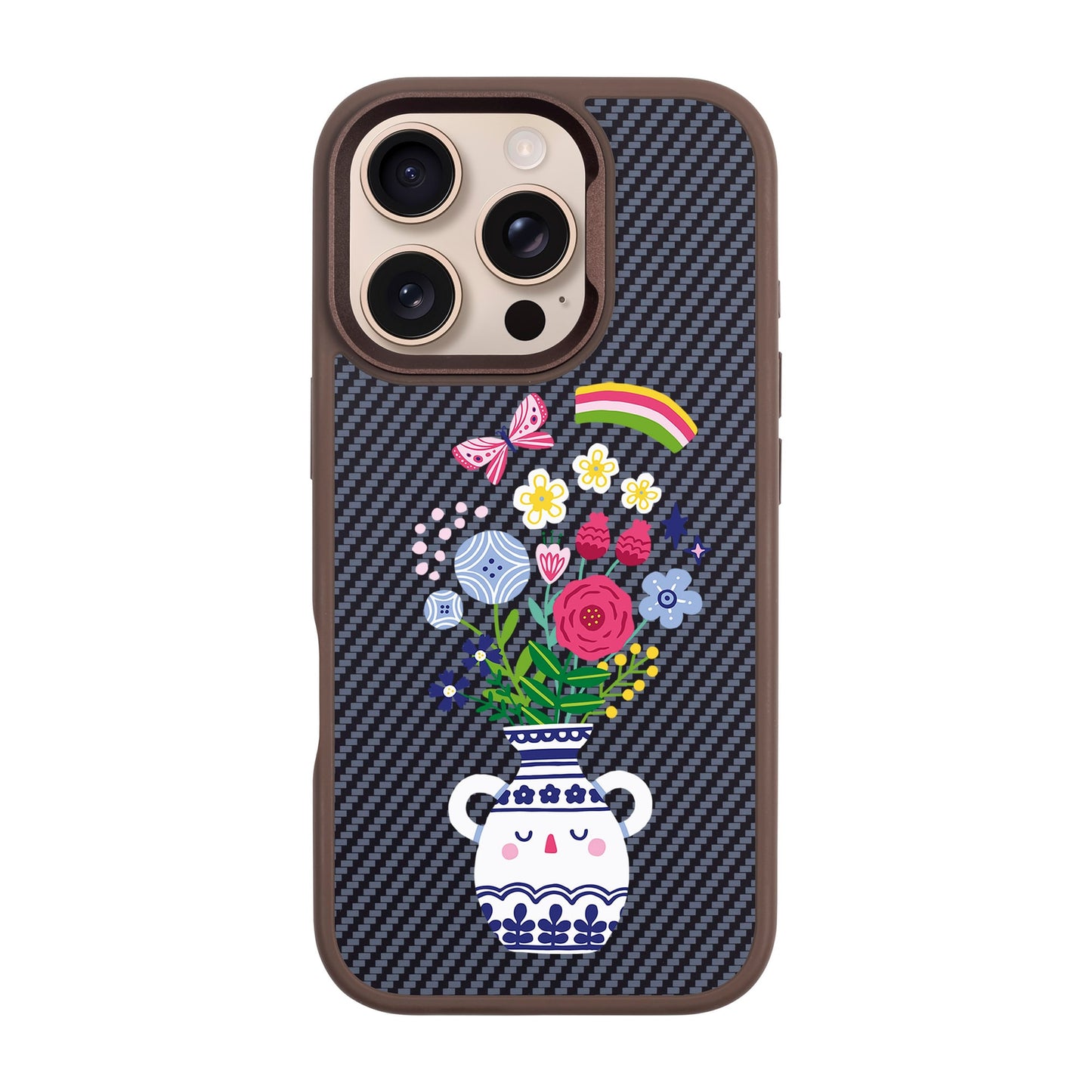 PARTERRE-iPhone 16 Pro Plaid Kılıf MagSafe Özellikli