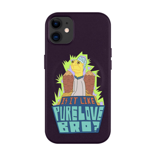 PURE LOVE-Leather Kılıf MagSafe Özellikli - iPhone 11