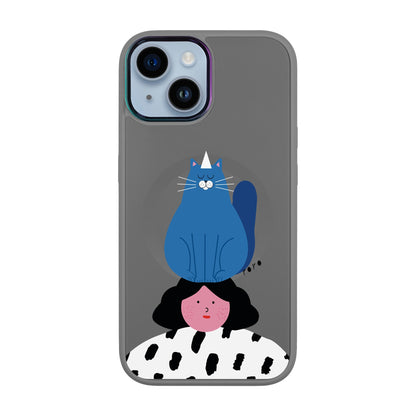 NAUGHTY CAT-iPhone 12 Vigor Kılıf MagSafe Özellikli