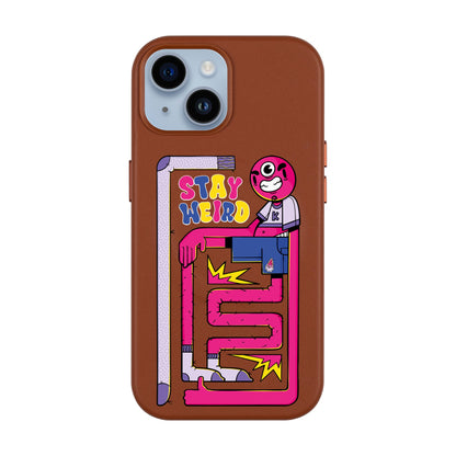 OG TOOTHY-Leather Kılıf MagSafe Özellikli - iPhone 13