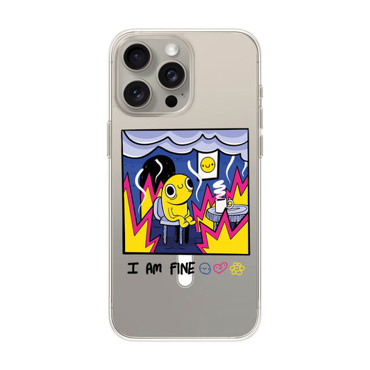 I AM FINE-iPhone 15 Pro Max Solid Kılıf MagSafe Özellikli