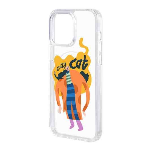 CRAZY CAT-iPhone 15 Pro Max Solid Kılıf MagSafe Özellikli