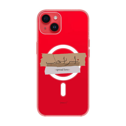 SPREAD LOVE-iPhone 14 Plus Solid Kılıf MagSafe Özellikli