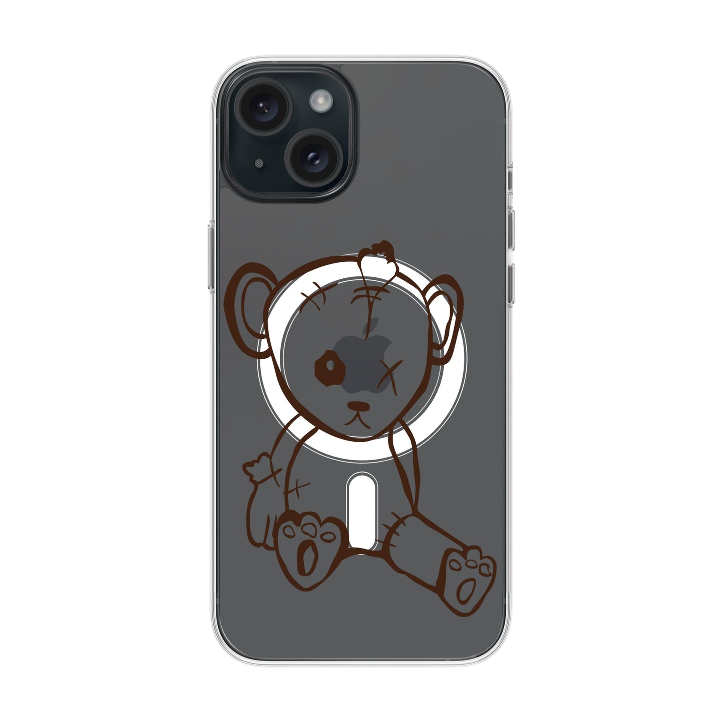 BABY BEAR-iPhone 15 Plus Solid Kılıf MagSafe Özellikli