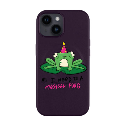 FORG-Leather Kılıf MagSafe Özellikli - iPhone 13