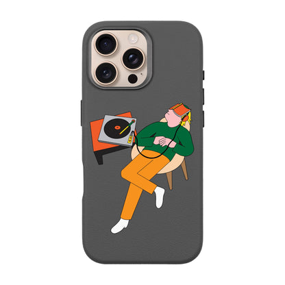 LAZY SUNDAY AFTERNOON-iPhone 16 Pro Max Leather Premium Kılıf MagSafe Özellikli