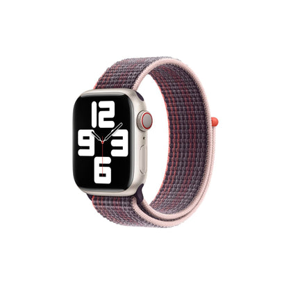 Apple Watch Velcro Kordon-Elder Berry