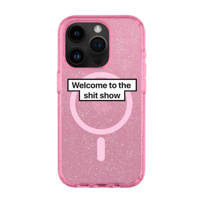WELCOME-iPhone 14 Pro Shiny Kılıf MagSafe Özellikli