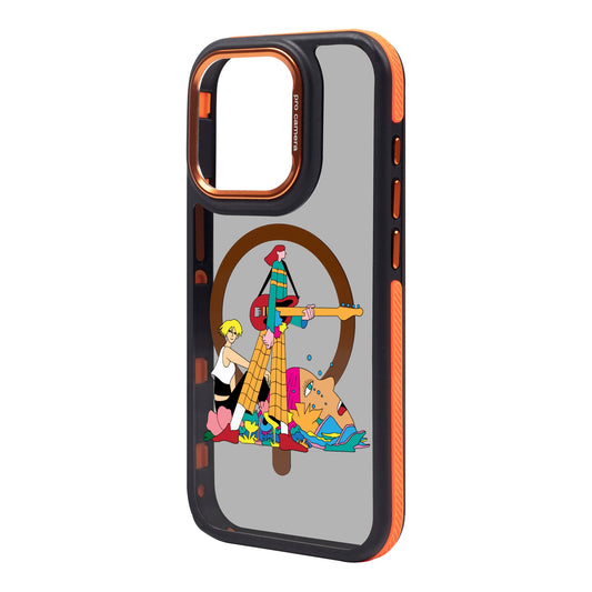 HER BAND-iPhone 15 Pro Max Dark Kılıf MagSafe Özellikli