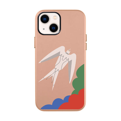 L’OISEAU LIBRE-iPhone 13 Mini Leather Kılıf