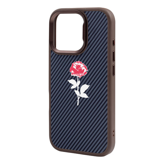 NATUREL ROSE-iPhone 16 Pro Max Plaid Kılıf MagSafe Özellikli