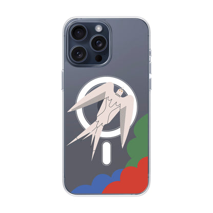 L’OISEAU LIBRE-iPhone 15 Pro Max Solid Kılıf MagSafe Özellikli
