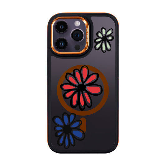FLORIST-iPhone 14 Pro Max Dark Kılıf MagSafe Özellikli