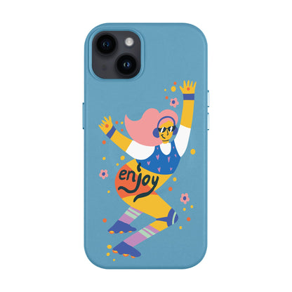 ENJOY-iPhone 14 Plus Leather Kılıf MagSafe Özellikli