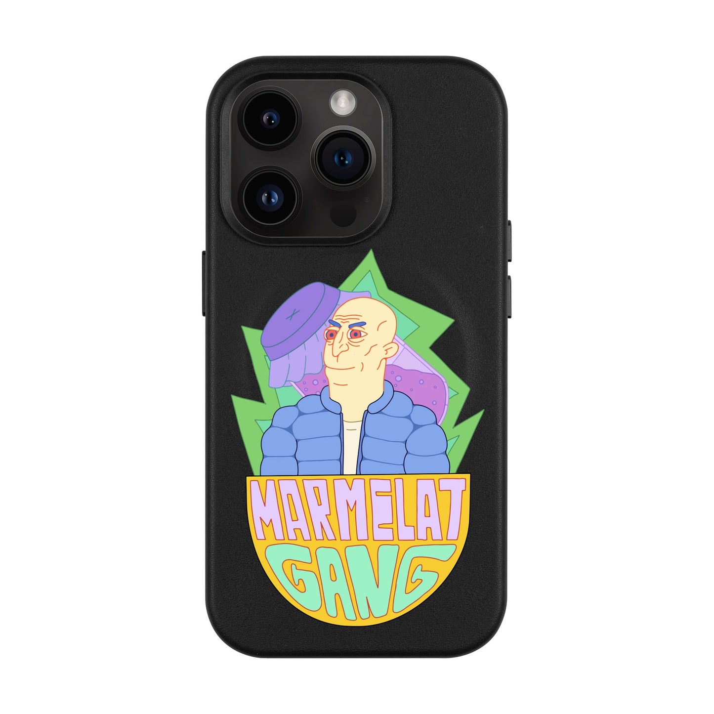 MARMELAT GANG-Leather Kılıf MagSafe Özellikli - iPhone 14 Pro