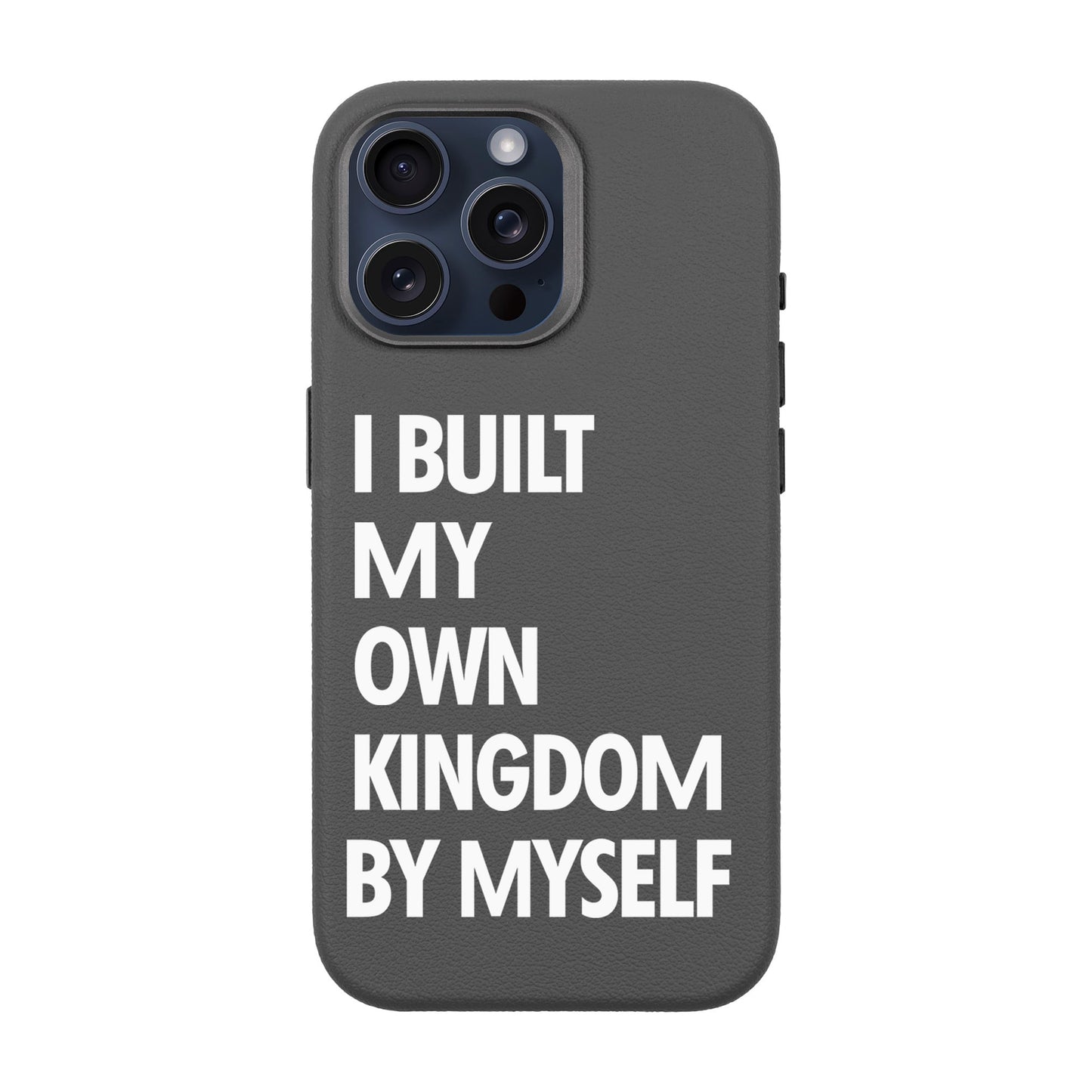 KINGDOM-iPhone 15 Pro Max Leather Premium Kılıf MagSafe Özellikli