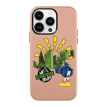 HELP ME OUT-iPhone 13 Pro Max Leather Kılıf