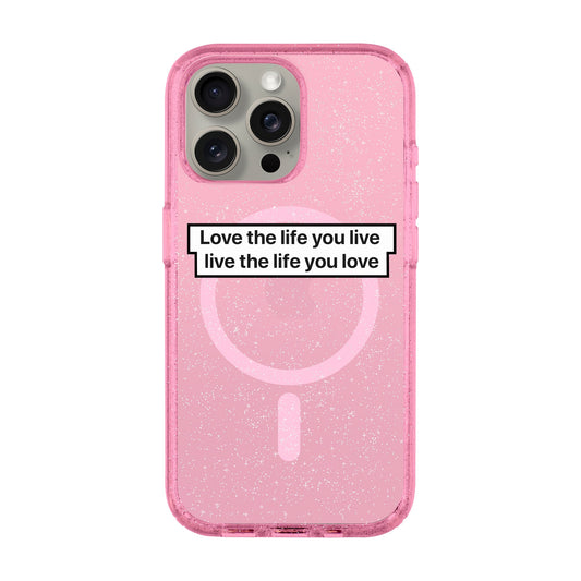 LOVE THE LIFE-iPhone 15 Pro Max Shiny Kılıf MagSafe Özellikli