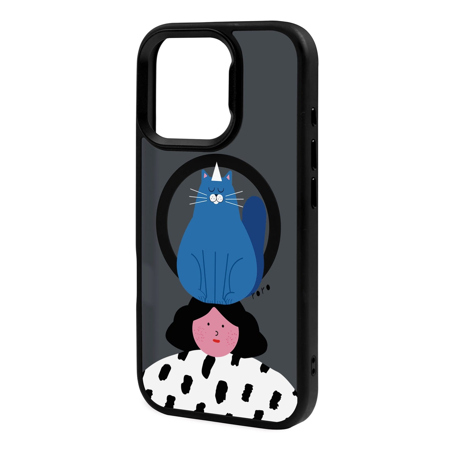 NAUGHTY CAT-iPhone 16 Pro Max Rise Kılıf MagSafe Özellikli