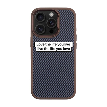 LOVE THE LIFE-iPhone 16 Pro Plaid Kılıf MagSafe Özellikli