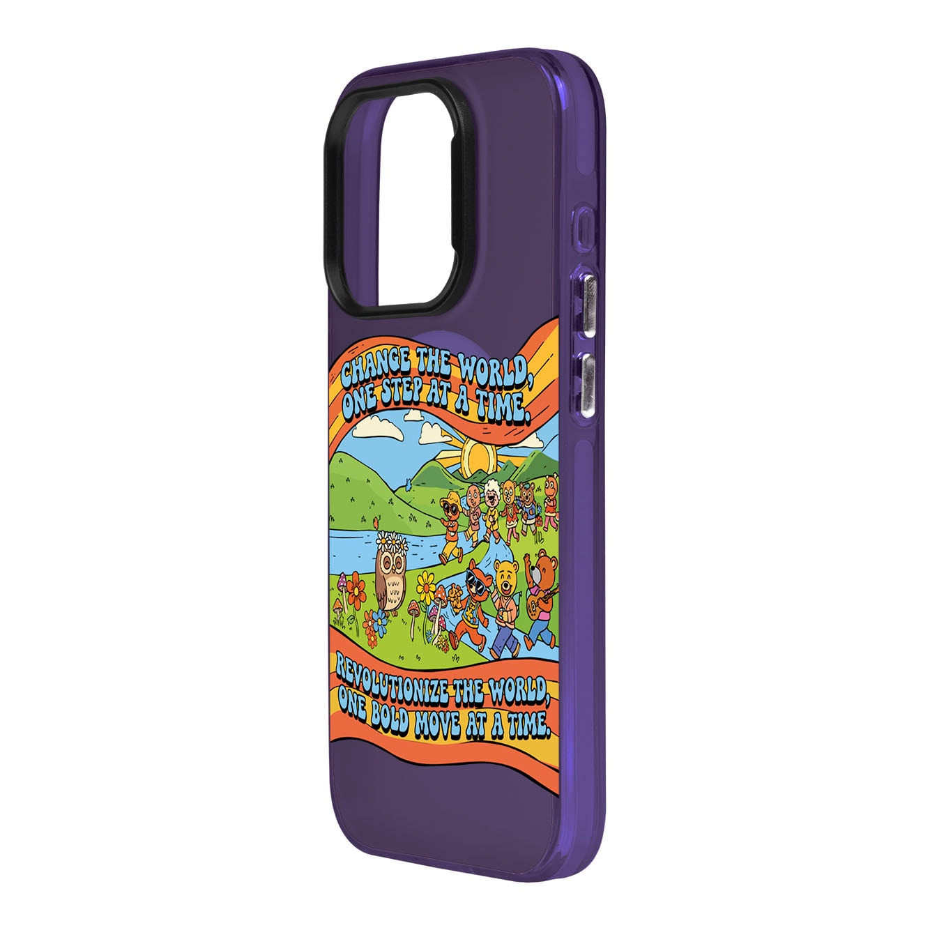 CHANGE THE WORLD-Hold Kılıf MagSafe Özellikli - iPhone 14 Pro