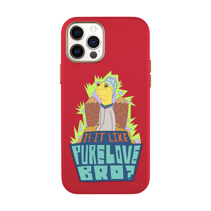 PURE LOVE-iPhone 12 Pro Max Leather Kılıf