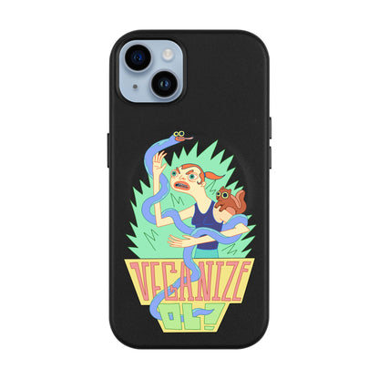 VEGANİZE-iPhone 14 Plus Leather Kılıf MagSafe Özellikli
