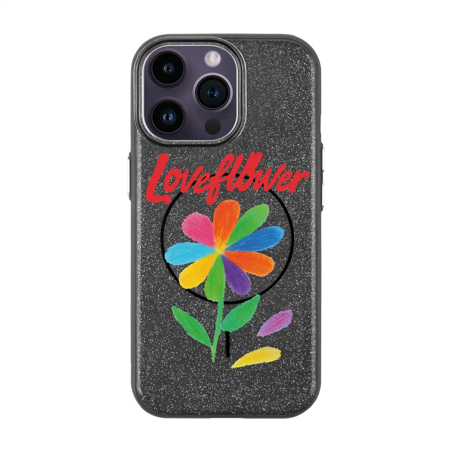 LOVE FLOWER-iPhone 14 Pro Max Radiant Kılıf MagSafe Özellikli