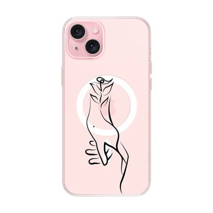 TOUCH-iPhone 15 Plus Solid Kılıf MagSafe Özellikli