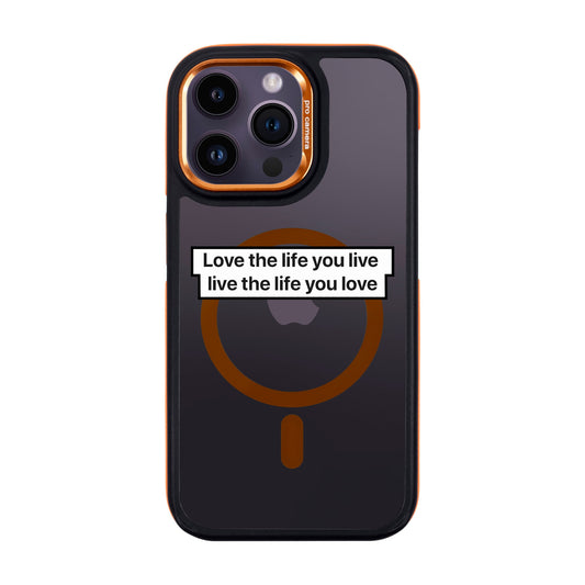 LOVE THE LIFE-iPhone 14 Pro Max Dark Kılıf MagSafe Özellikli