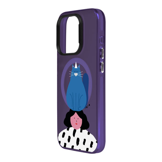NAUGHTY CAT-iPhone 13 Hold Kılıf MagSafe Özellikli