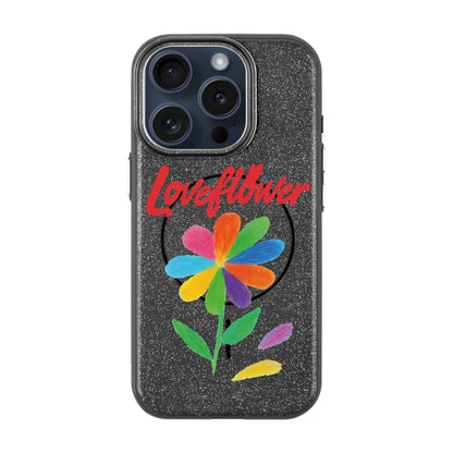 LOVE FLOWER-iPhone 15 Pro Radiant Kılıf MagSafe Özellikli
