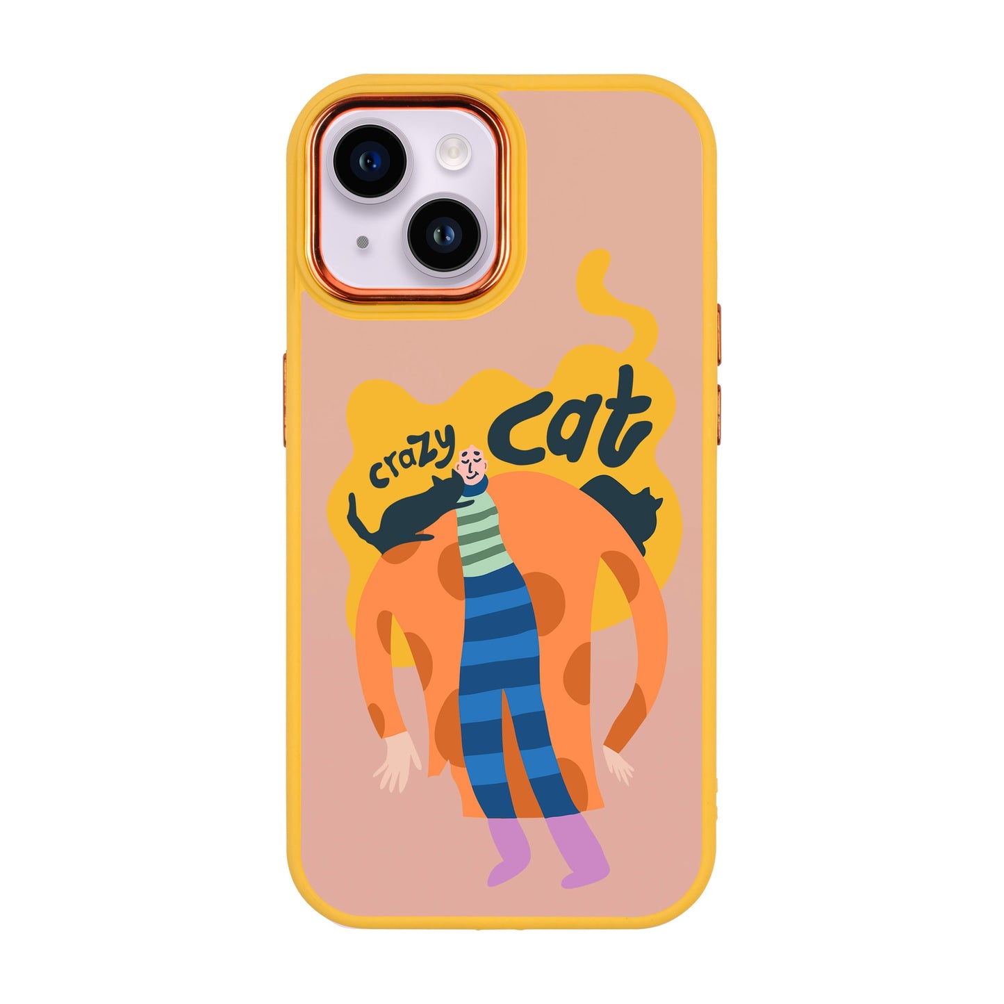 CRAZY CAT-iPhone 14 Plus Proof Kılıf