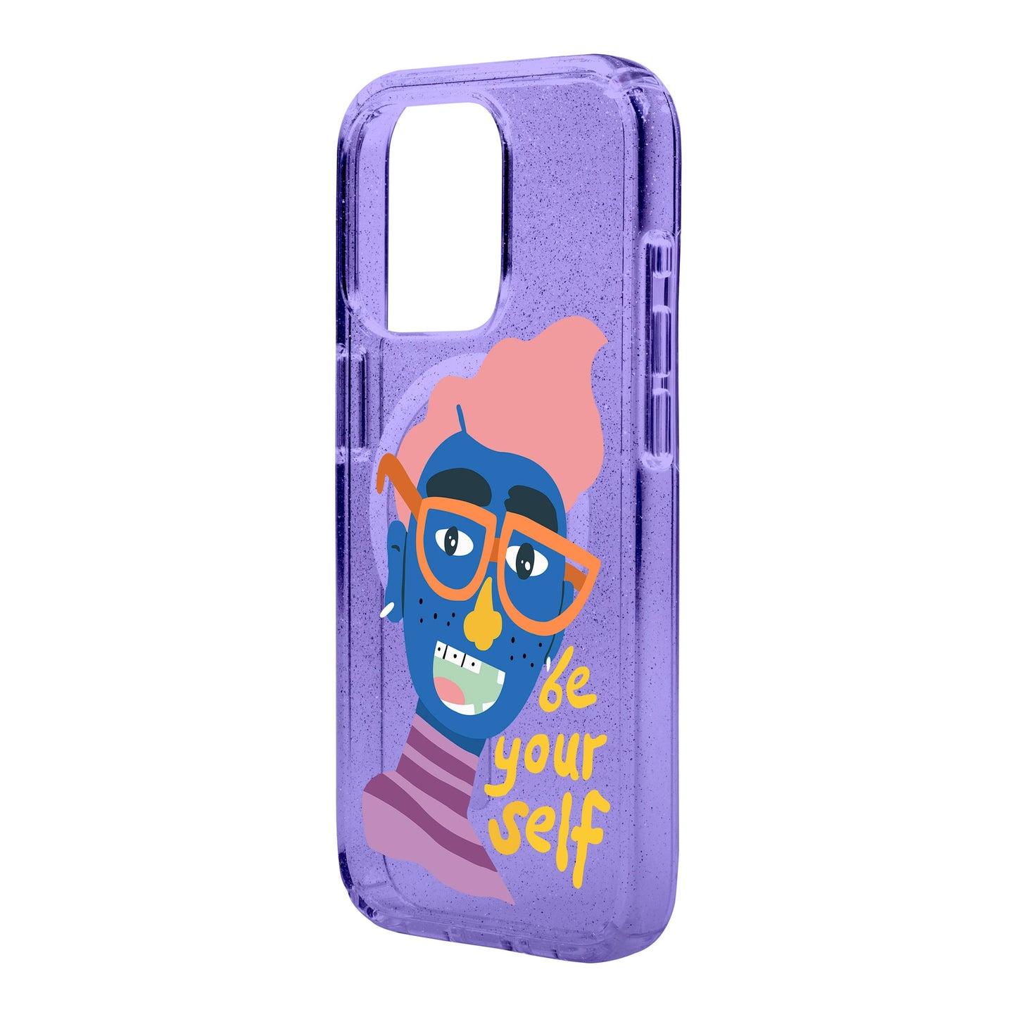 BE YOUR SELF-iPhone 15 Pro Max Shiny Kılıf MagSafe Özellikli