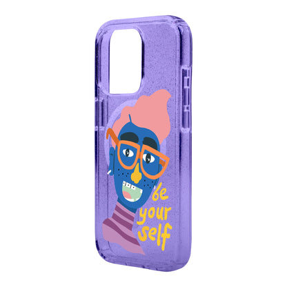 BE YOUR SELF-iPhone 15 Pro Max Shiny Kılıf MagSafe Özellikli