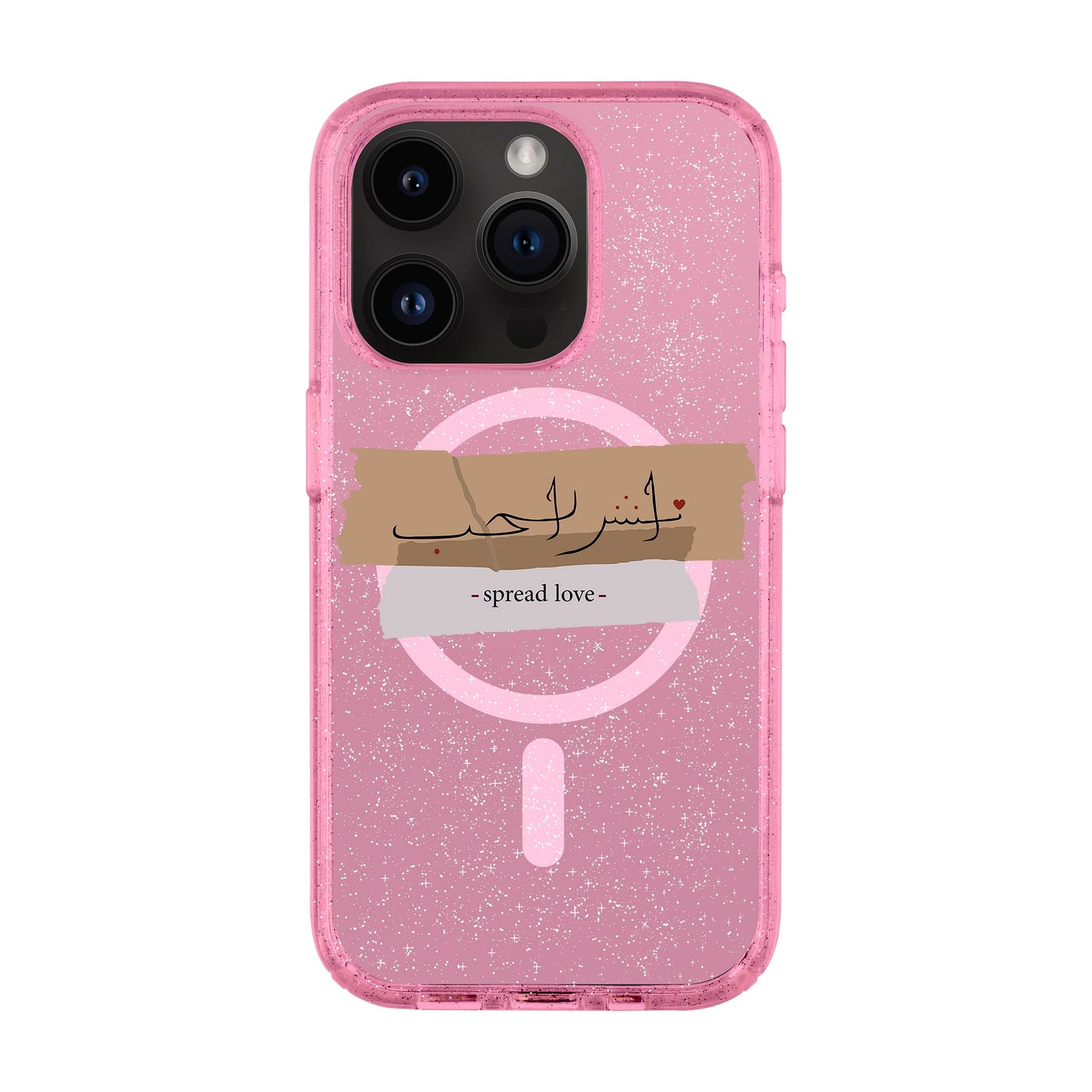 SPREAD LOVE-iPhone 14 Pro Shiny Kılıf MagSafe Özellikli
