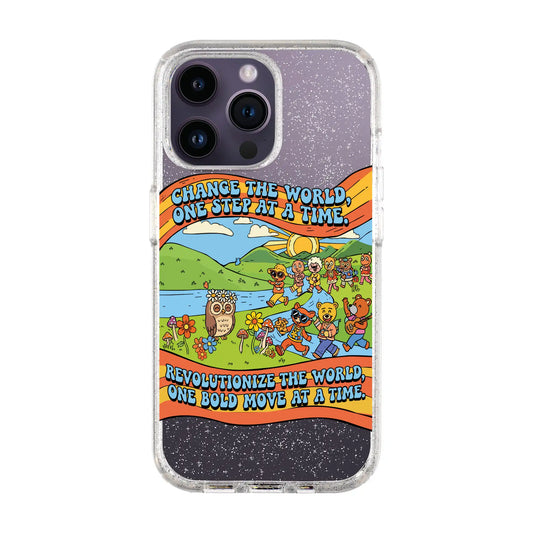 CHANGE THE WORLD-iPhone 14 Pro Max Shiny Kılıf MagSafe Özellikli