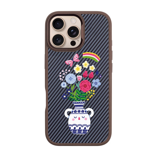 PARTERRE-iPhone 16 Pro Max Plaid Kılıf MagSafe Özellikli