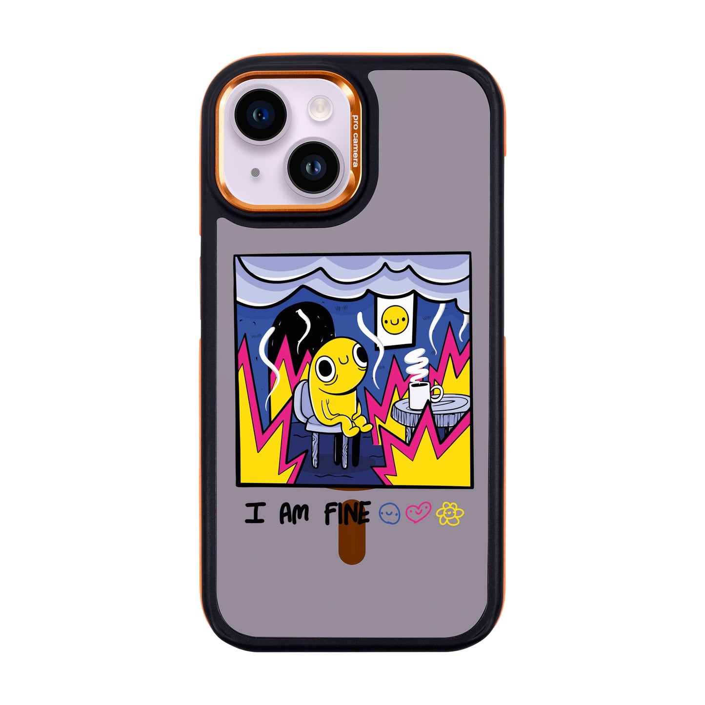 I AM FINE-Dark Kılıf MagSafe Özellikli - iPhone 13