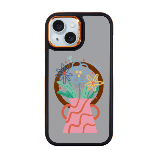 PINK VASE-iPhone 15 Dark Kılıf MagSafe Özellikli