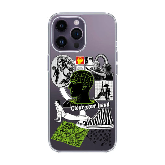 CLEAR YOUR HEAD-iPhone 14 Pro Max Solid Kılıf MagSafe Özellikli